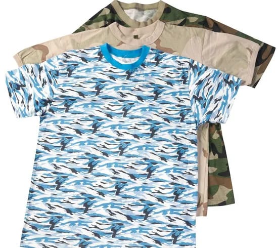 100% Cotton Military Camouflage Army Summer T-Shirt (6) 100% Cotton Military Camouflage Army Summer T-Shirt (6)