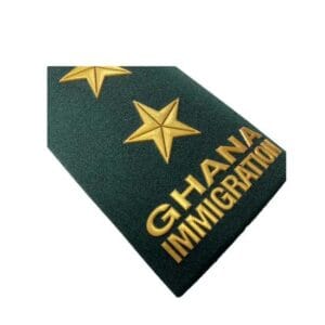 Ghana Immigration Military Navy Police Uniform Shoulder Epaulet Badge (1)