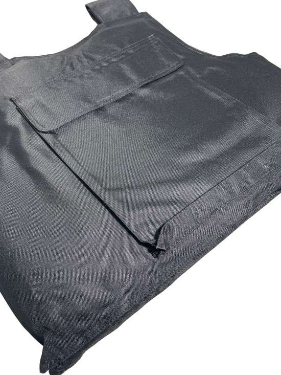 Military Black Polyester Fabric Tactical Vest (4)