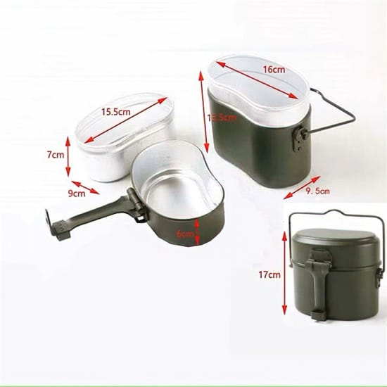 Military Outdoor Kitchen Utensil Portable Cutlery Flatware Set (4)