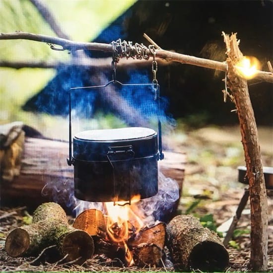 Military Outdoor Kitchen Utensil Portable Cutlery Flatware Set (5)