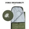 Military outdoor rectangular sleeping bag (4) Military outdoor rectangular sleeping bag (4)