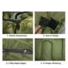 Military outdoor rectangular sleeping bag (5)