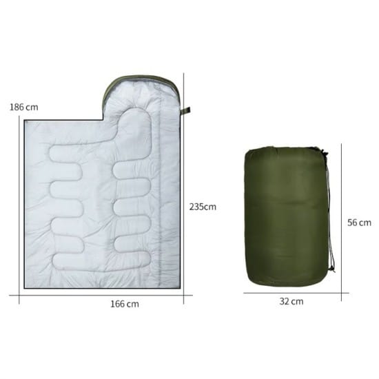 Military outdoor rectangular sleeping bag (6)