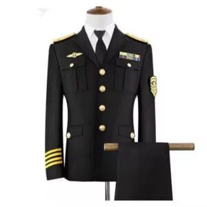 Police Uniform Security Guard Officer Uniform Black Uniform (4)