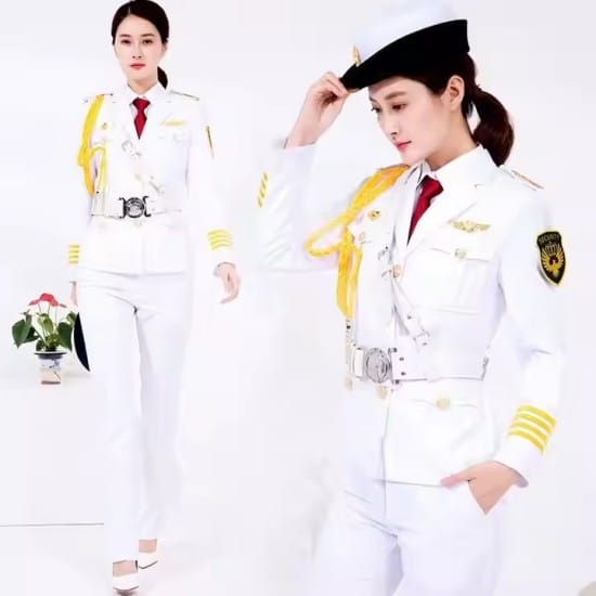 Police Uniform Security Guard Officer Uniform white Uniform (3) Police Uniform Security Guard Officer Uniform white Uniform (3)