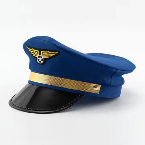 wholesale bride to be party embroidery adult white and black sailor captain hat cap (3)