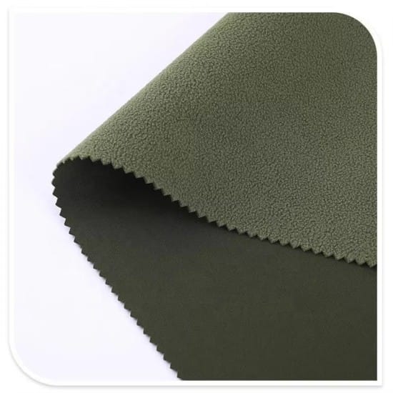 100D Stretch Bonding Polar Fleece With Tpu 3 Layer Waterproof Softshell For Jacket Mountaineering Fabric (1) 100D Stretch Bonding Polar Fleece With Tpu 3 Layer Waterproof Softshell For Jacket Mountaineering Fabric