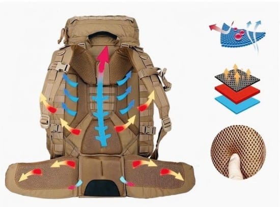 90L Tactical Marching Backpack (6) 90L Tactical Marching Backpack (6)