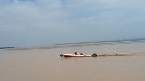 Amphibious Boats Traveling On Water and land 3