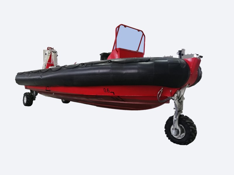 Amphibious Boats Traveling On Water and land 6