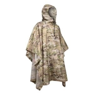 Camouflage Rain Poncho (1)