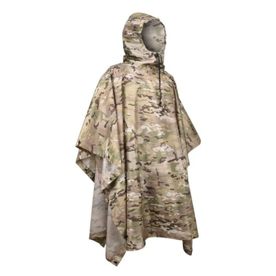 Camouflage Rain Poncho (1)