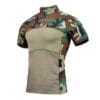 Cotton Woodland Camouflage Military T-Shirt (2) Cotton Woodland Camouflage Military T-Shirt (1)