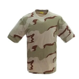 Desert Camo Short Military T-Shirts Outdoor Wear (1)