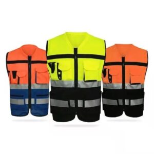 High Visibility Zipper Front Breathable Duty Vest Reflective (5)