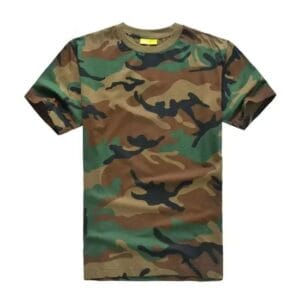 Military Style Camouflage Cotton Combat T-Shirt (1)