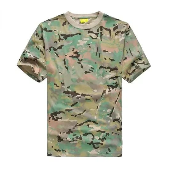 Military Style Camouflage Cotton Combat T-Shirt (2) Military Style Camouflage Cotton Combat T-Shirt (2)