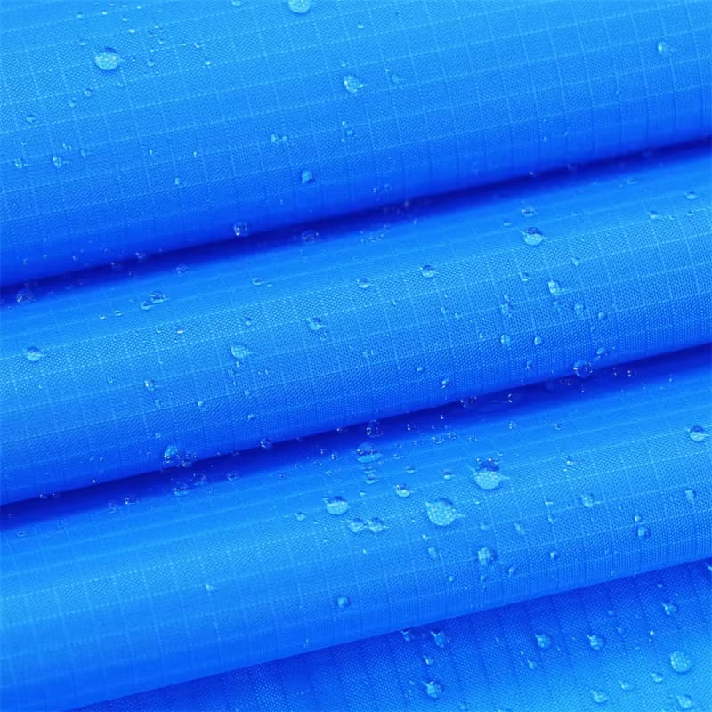 Nylon Ripstop Fabric 210D 0.4 Grid With PU Waterproof Fabrics Woven High Quality Hot Waterproof Material TL Curtain Weight 0.2mm Fabric For Workwear (5)