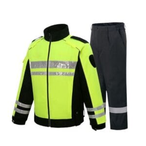Police Reflective Raincoat (1)