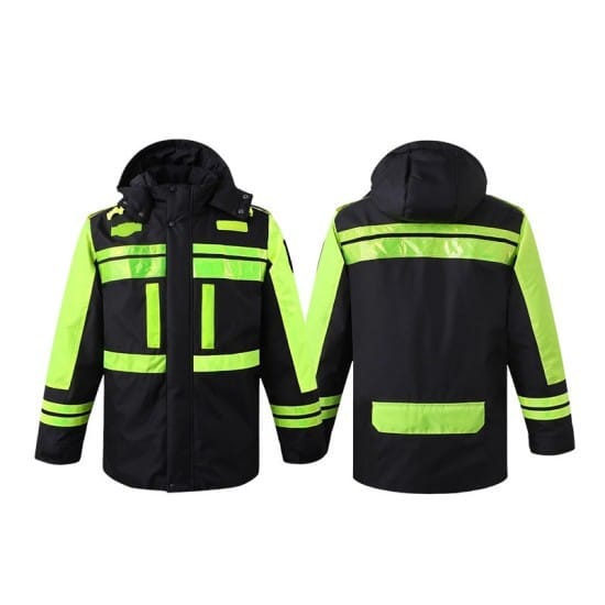Police Reflective Raincoat (3)