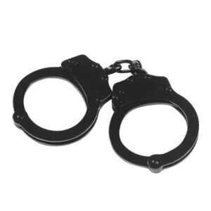 Xinxing OEM & ODM Police Carbon Steel Security Black Metal Handcuff