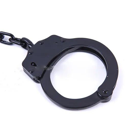 Xinxing OEM & ODM Police Carbon Steel Security Black Metal Handcuff Xinxing OEM & ODM Police Carbon Steel Security Black Metal Handcuff